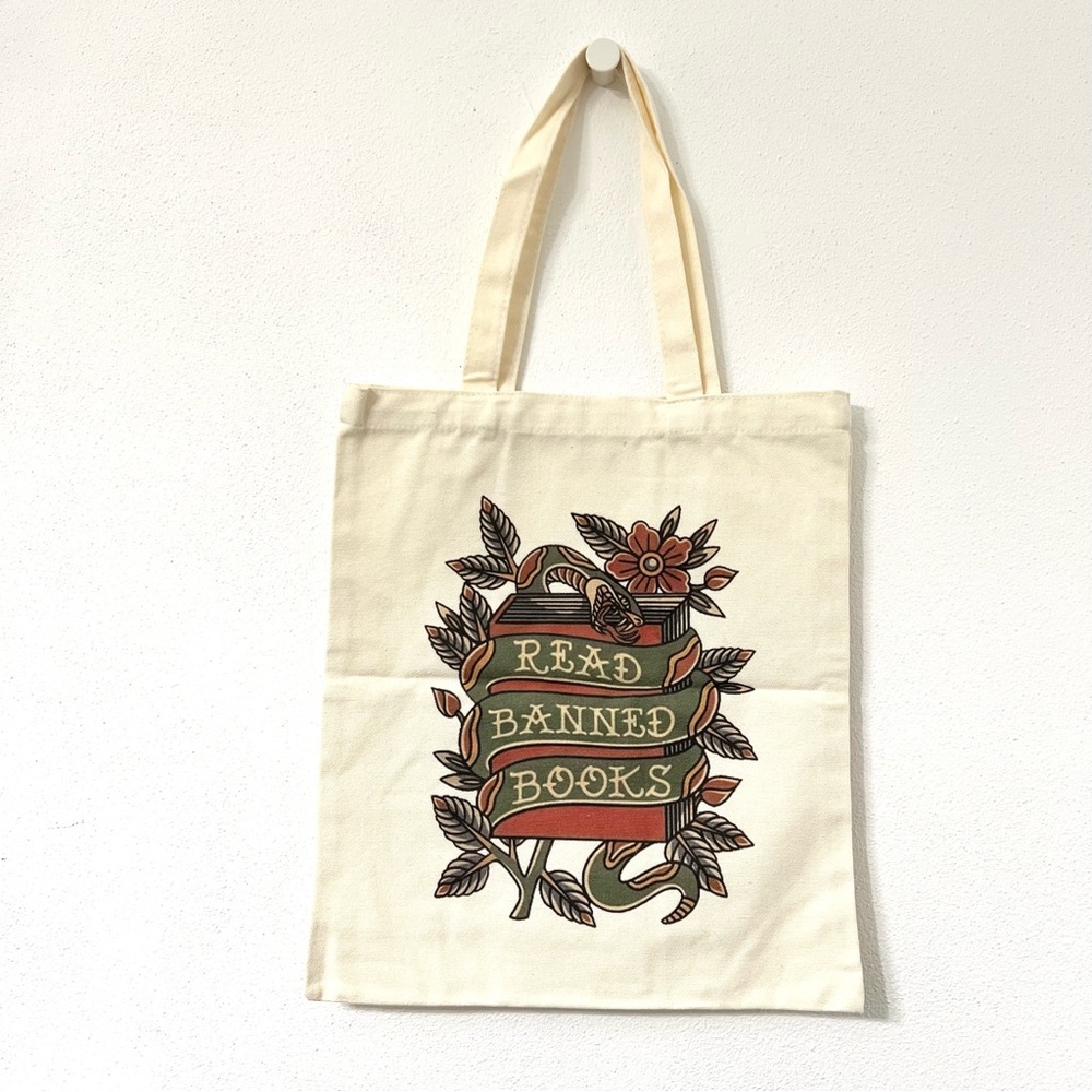 Read Banned Books Canvas Tote